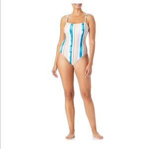 Sandflower one piece striped swimsuit